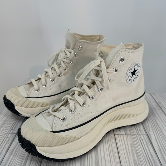 Converse‎ Chuck Taylor All Star Lift Platform High Top Sneakers Cream Men's 9.5